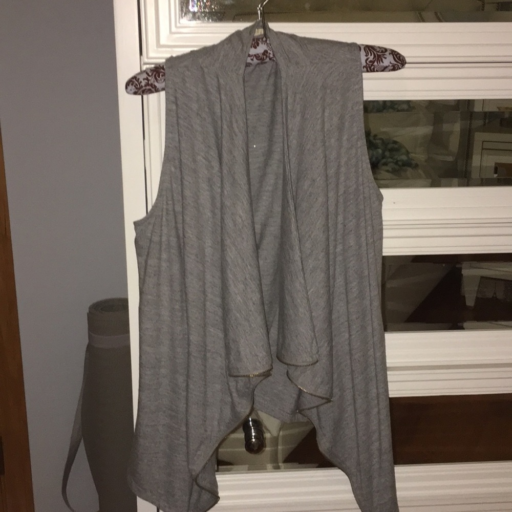 J Crew gray cotton vest